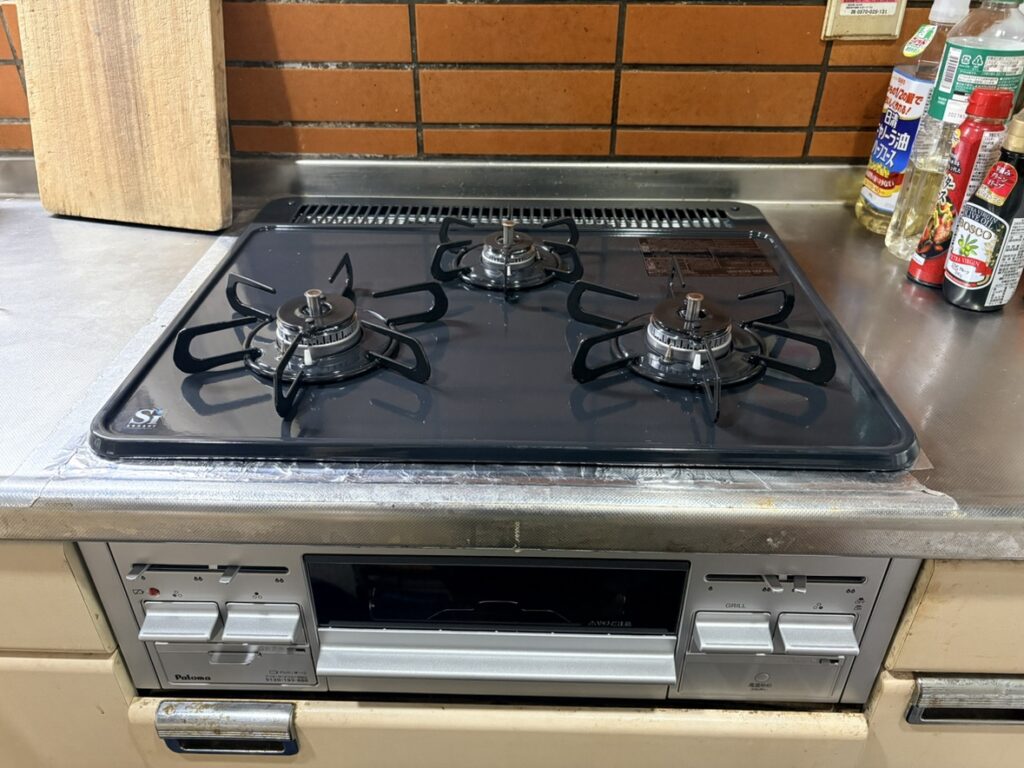 ビルトインガスコンロ交換工事｜パロマ製最新コンロへ入れ替え！