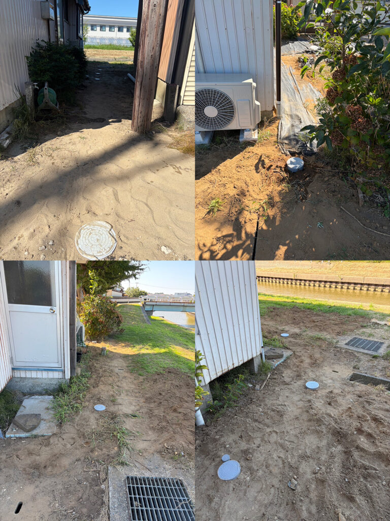 屋外排水管の新設・勾配やり直し工事！詰まりや地盤沈下を根本解決
