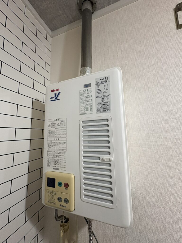 屋内設置型ガス給湯器（FE式）交換工事｜急なお湯のトラブルに迅速対応！
